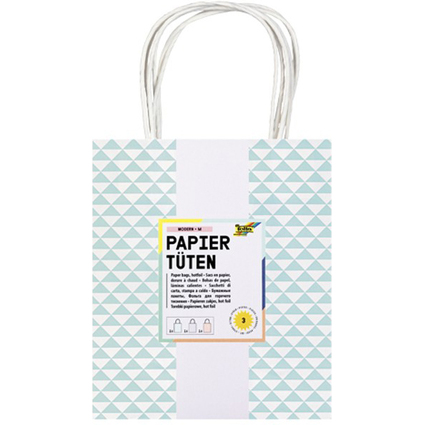 folia Papiertüten BASIC, Kraftpapier, 120 x 55 x 150 mm