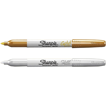 Sharpie Permanent-Marker FINE Metallic, silber