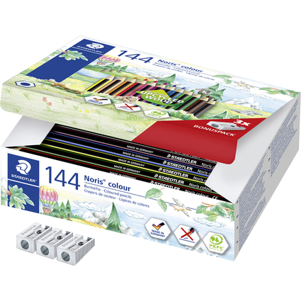 STAEDTLER Buntstift Noris Colour, 144er Kartonbox