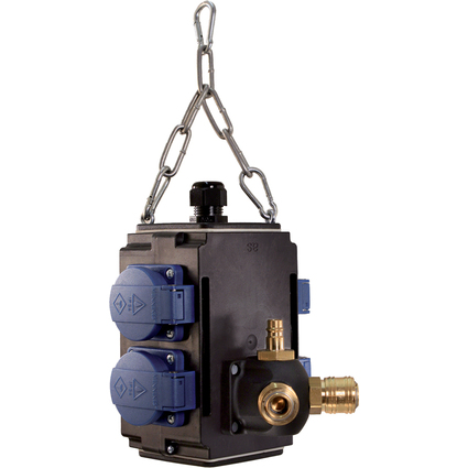 BACHMANN Energiewürfel 4-fach, 1x Druckluftanschluss