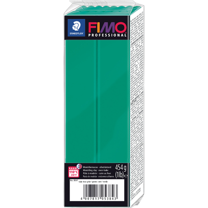 FIMO PROFESSIONAL Modelliermasse, reingrün, 454 g