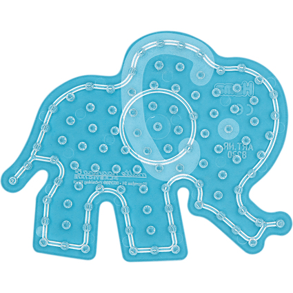 Hama Stiftplatte maxi "kleiner Elefant", transparent