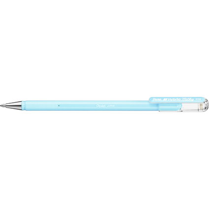 Pentel Gel-Tintenroller Hybrid Milky, pastellblau