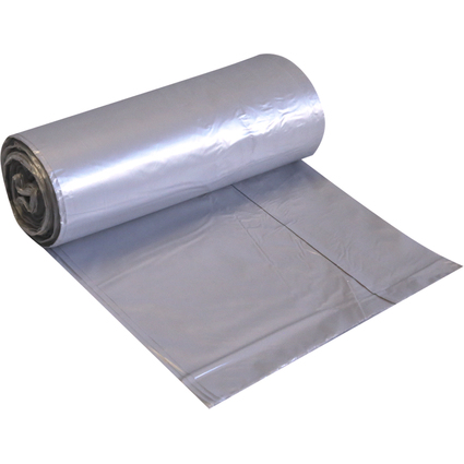HYGOCLEAN Mülleimerbeutel, grau, 30 Liter, 500 x 600 mm
