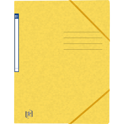 Oxford Eckspannermappe Top File+, DIN A4, gelb