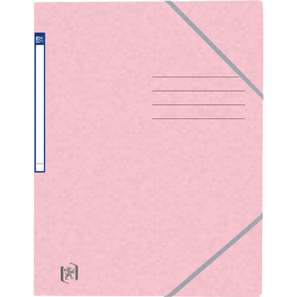 Oxford Eckspannermappe Top File+, DIN A4, pastell rosa