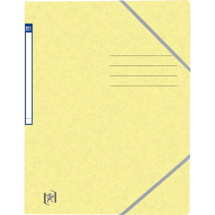 Oxford Eckspannermappe Top File+, DIN A4, pastell gelb