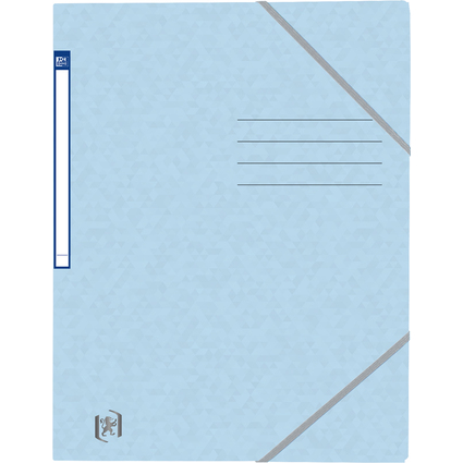 Oxford Eckspannermappe Top File+, DIN A4, pastell blau