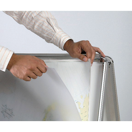 Bi-Office Plakatständer, Aluminiumrahmen, 461 x 884 mm