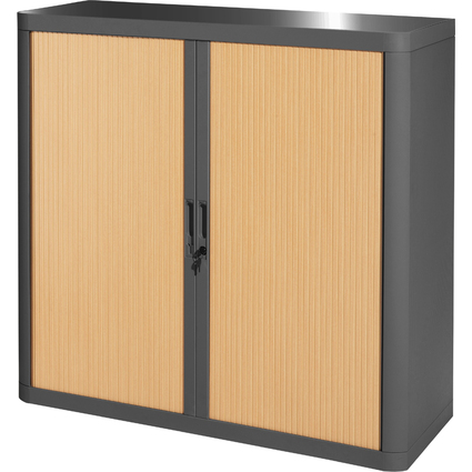 PAPERFLOW Rollladenschrank easyOffice, 2 Fachböden