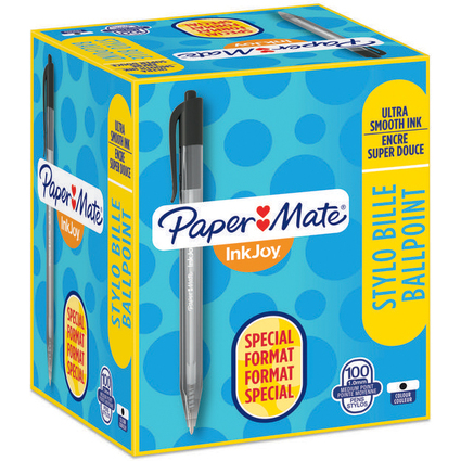 Paper:Mate Kugelschreiber InkJoy 100 RT, Value Pack, schwarz