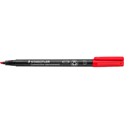 STAEDTLER Lumocolor Permanent-Marker 314B, rot