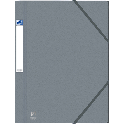 Oxford Eckspannermappe EUROFOLIO+ PRESTIGE, DIN A4, grau