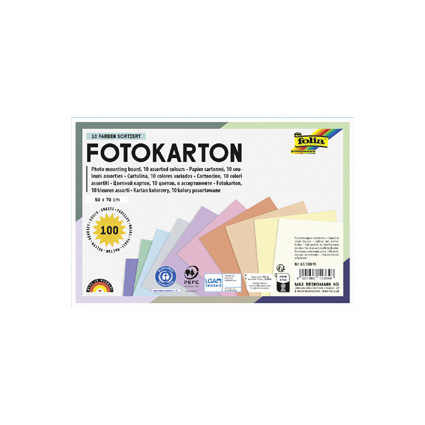 folia Fotokarton PASTELL, 500 x 700 mm, 300 g/qm