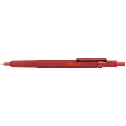 rotring Druckkugelschreiber 600, metallic-rot