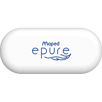 Maped Kunststoff-Radierer Epure, oval, weiß