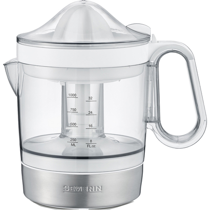 SEVERIN Zitruspresse CP 3535, 40 Watt, 1,0 Liter, weiß