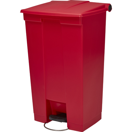 Rubbermaid Tret-Abfalleimer Legacy Step-On, 87 Liter, rot