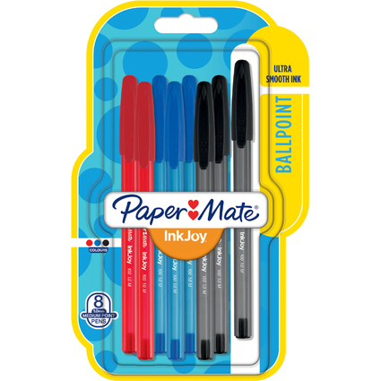 Paper:Mate Kugelschreiber InkJoy 100, 8er Blister