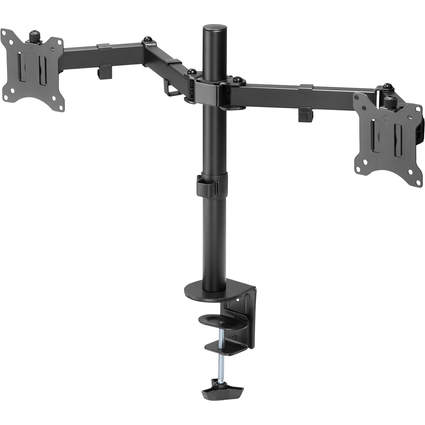 DIGITUS Universal Dual Monitorhalter mit Klemmbefestigung