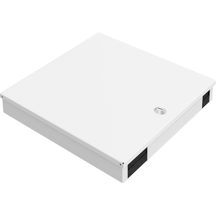 DIGITUS LWL-Spleißbox Unibox zur Wandmontage, Medium, grau