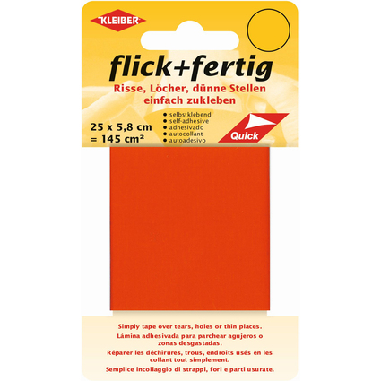 KLEIBER Reparatur-Set Flick + Fertig, neonorange