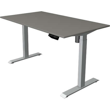 kerkmann Sitz-Steh-Schreibtisch Move 1, (B)1.400 mm, graphit