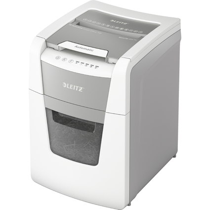 LEITZ Aktenvernichter IQ AutoFeed OfficePro 100 P4, weiß