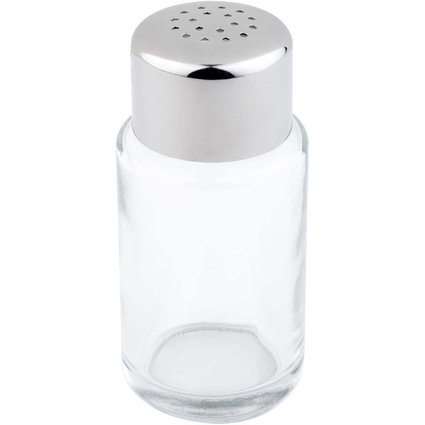 APS Salz- und Pfefferstreuer, Glas/Edelstahl, 18 Löcher