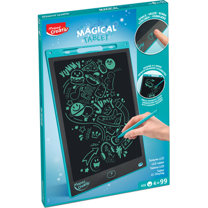 Maped Creativ LCD Schreib- & Maltafel MAGICAL TABLET, trkis