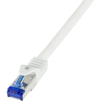 LogiLink Patchkabel Ultraflex, Kat.6A, S/FTP, 0,25 m, weiß