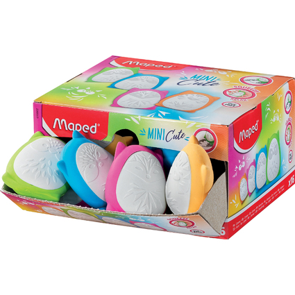 Maped Kunststoff-Radierer SQUEEZE MINI CUTE, 16er Display