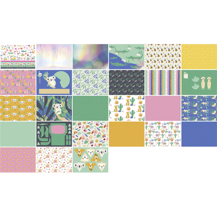 folia Bastelblock "Sweet Safari", 240 x 340 mm