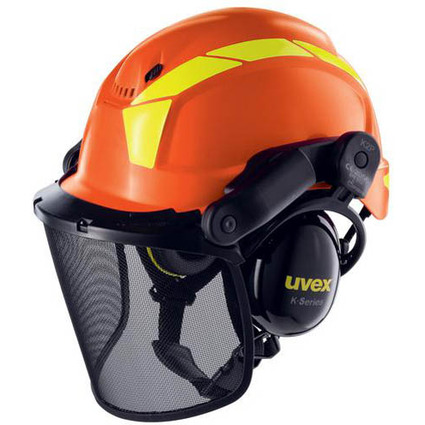 uvex Schutzhelm pheos forestry, orange