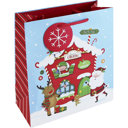Clairefontaine Weihnachts-Geschenktüte "Lebkuchenhaus"