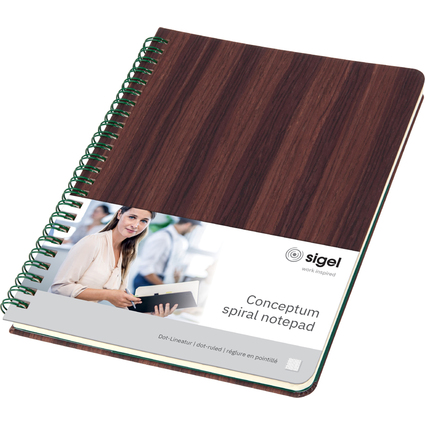 sigel Collegeblock Conceptum Nature Edition, DIN A5, Holz