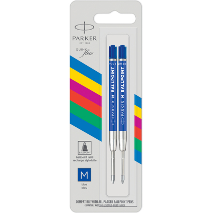 PARKER Kugelschreiber-Groraummine QUNIKflow BASIC, blau