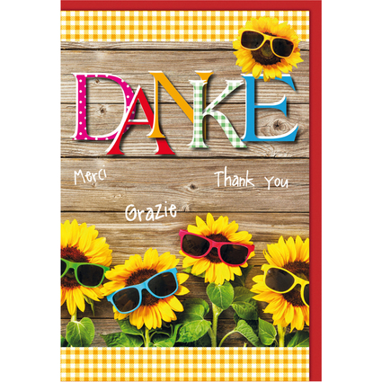 SUSY CARD Grukarte "Sonnenblumen"