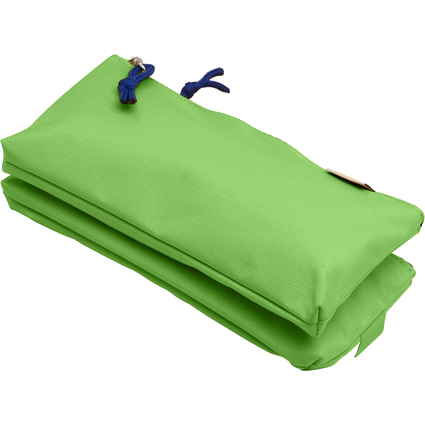 Oxford Doppel-Schlamper-Etui, Polyester, hellgrün