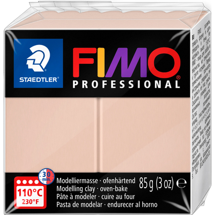 FIMO PROFESSIONAL Modelliermasse, ofenhrtend, ros, 85 g