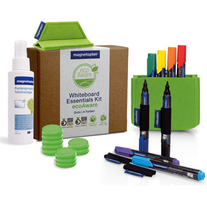 magnetoplan Whiteboard Essentials Kit, grn