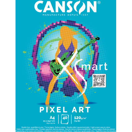 CANSON Studienblock XS'MART PIXEL ART, DIN A4