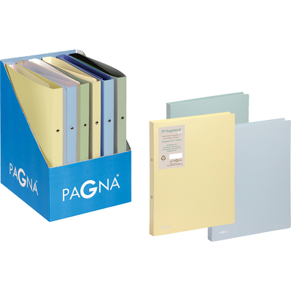 PAGNA Ringbücher "Pastell eco", farbig sortiert, Display
