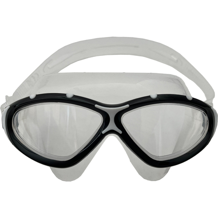 SCHILDKRT Erwachsenen-Schwimmbrille "Java", schwarz