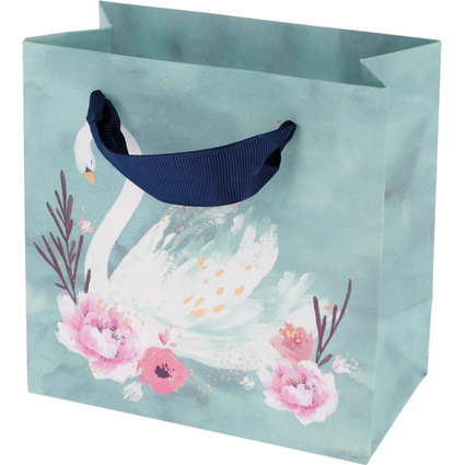 SUSY CARD Geschenktte "Swan lake light blue"