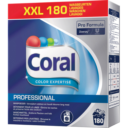 Coral Professional Waschpulver Color Expertise, 180 WL