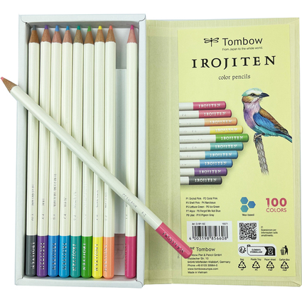 Tombow Buntstift IROJITEN "Volumen 1", 10er Set