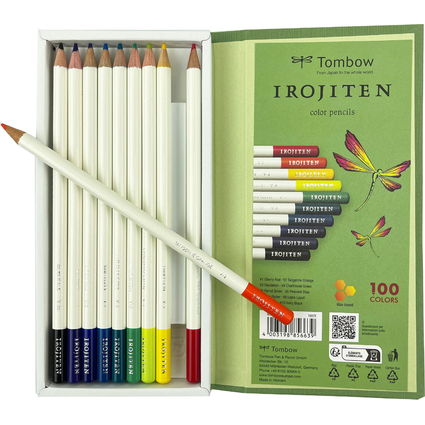 Tombow Buntstift IROJITEN "Volumen 2", 10er Set