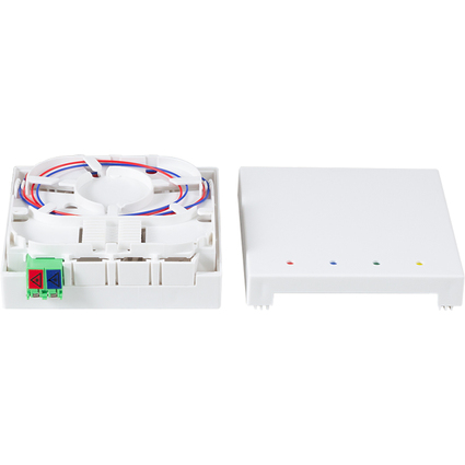 LogiLink FTTH Spleibox, 1x LCD/APC, 20 m Verlegekabel, wei