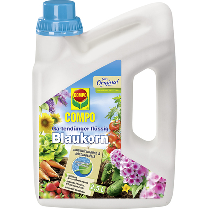 COMPO Gartendnger Blaukorn flssig, 2,5 Liter Kanister